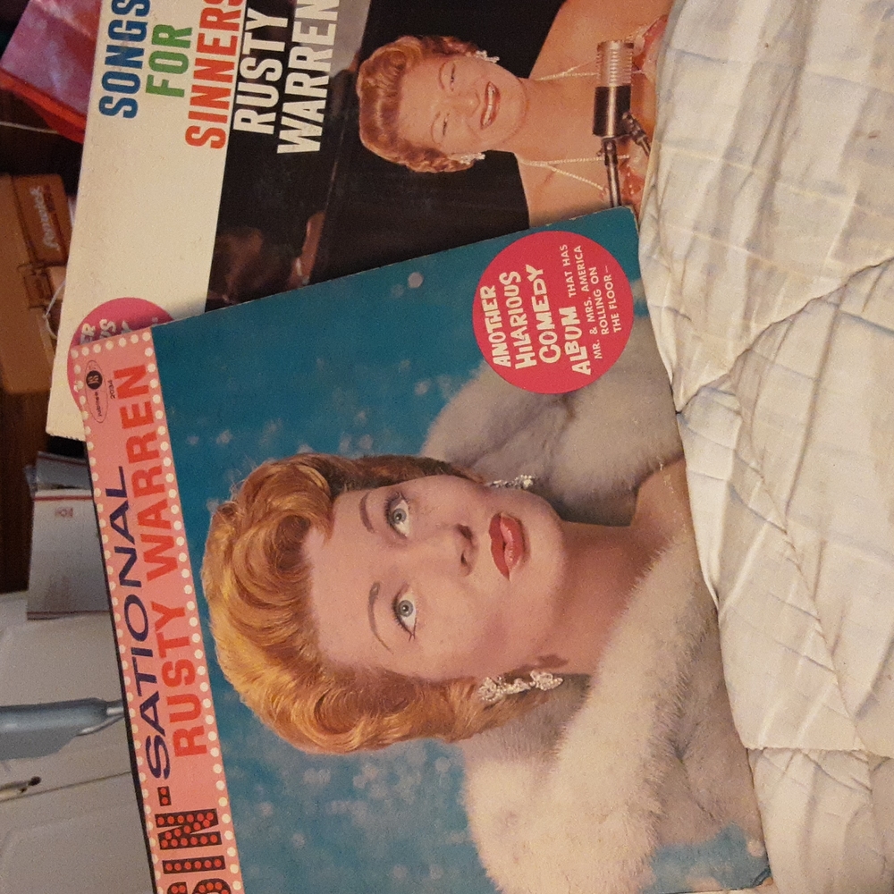 2 RUSTY WARREN VINYL ALBUMS